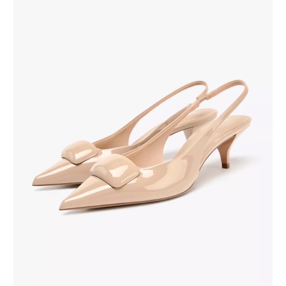 ZARA SLINGBACK PIECE HEELS SIZE 6.5